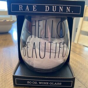 RAE DUNN 30 oz Wine Glass